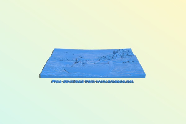 Ferryman painting | 3d print model