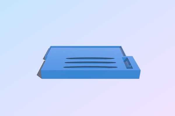 senko fishing lure mold | 3d print model