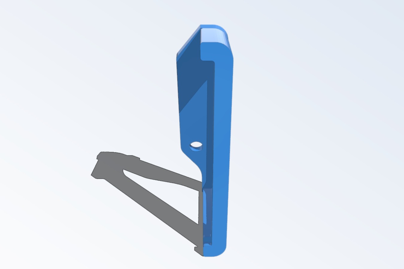 Stream deck clamp mount for 8040 profile