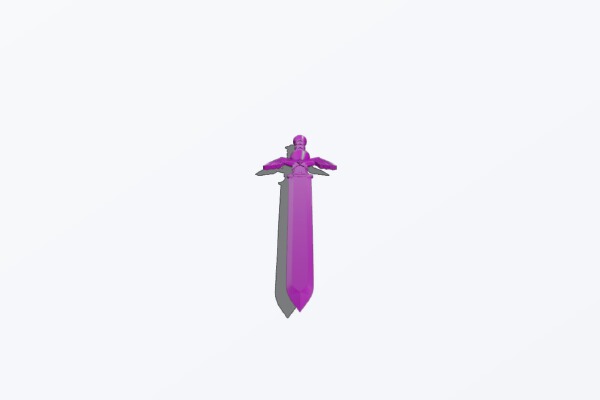 Updated.. Link's Master Sword With Keys | 3d print model