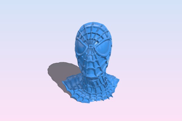 Spider man black icz – Bust | 3d print model