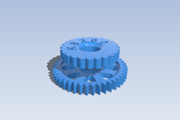 Roue entrainement extruder | 3d print model