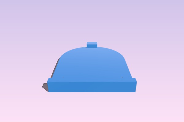Battery Cover for LED Light | 3d print model