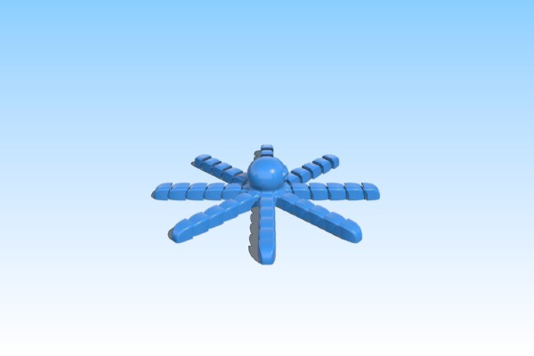Pieuvre flexible v2 _ flexi octopus v2 | 3d print model