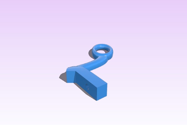 anycubic kossel filament guide | 3d print model