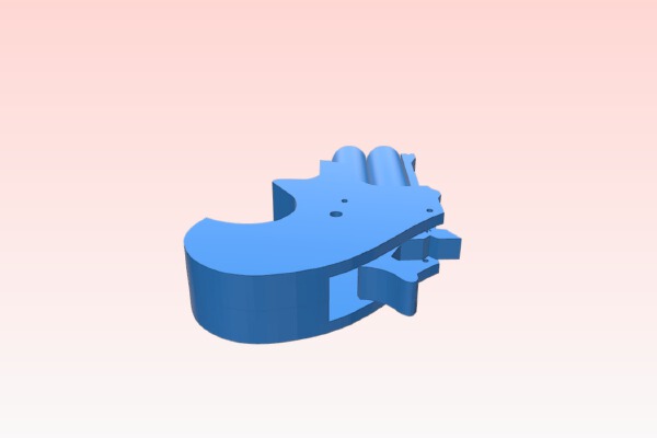 Rubber Band Derringer | 3d print model
