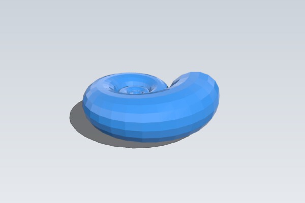 OpenSCAD Nautilus Shell | 3d print model