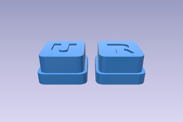 OpenBench Logic Sniffer Case Buttons | 3d print model