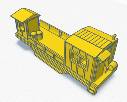 Steel Mill Caboose | 3d print model