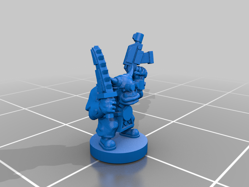 Epically rescaled Space Orcs with helmets