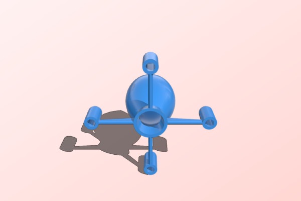 Rocket ship finger hat | 3d print model