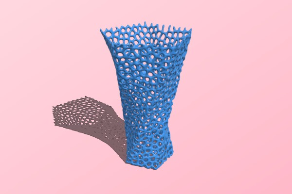Voroni Spiral Vase | 3d print model
