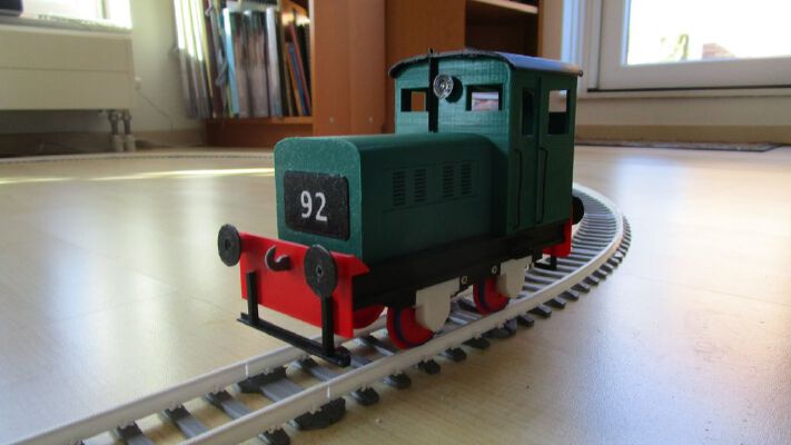 Experimental Ruston Hornsby DS48 like train | 3d print model