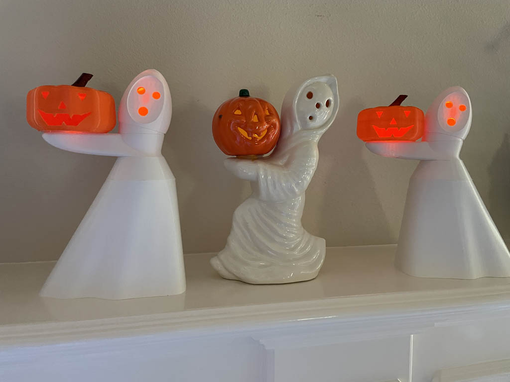 Ghost with Pumpkin