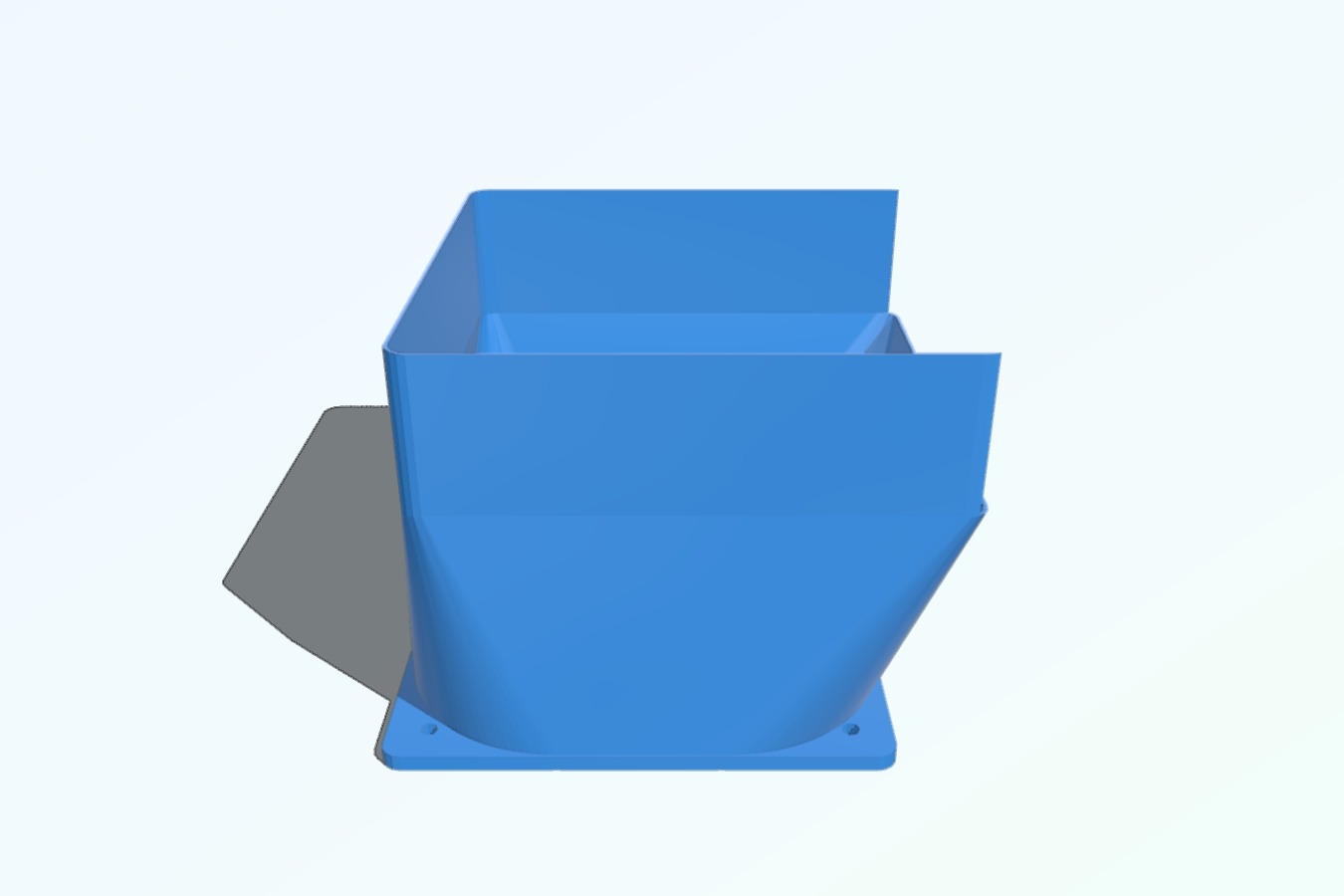 CPU cooler heat duct