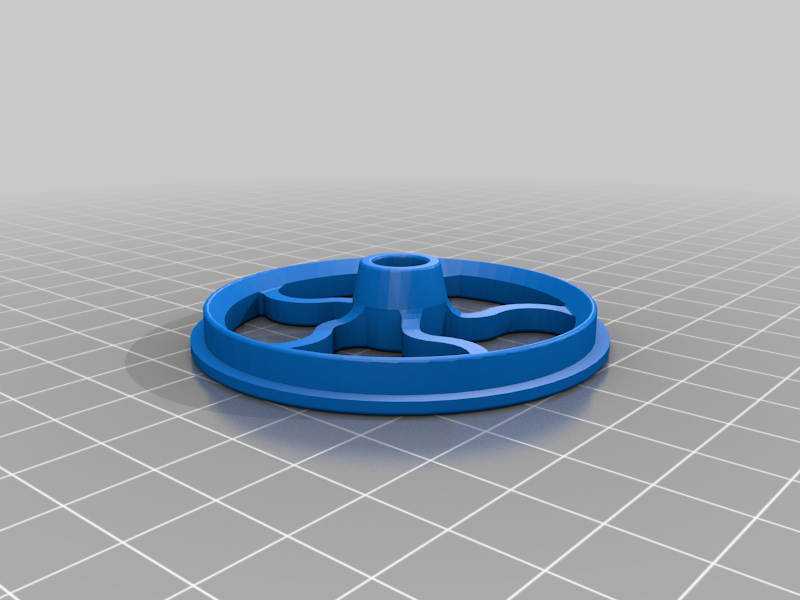 Steampunk style spool hub (inc fcstd)