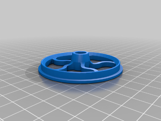 Steampunk style spool hub (inc fcstd) | 3d print model