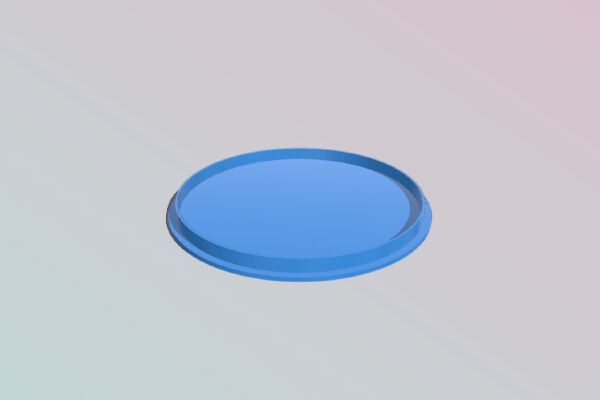 Simple pot with lid (10x4cm) | 3d print model