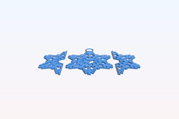 SnowFlake ITALYmaker | 3d print model