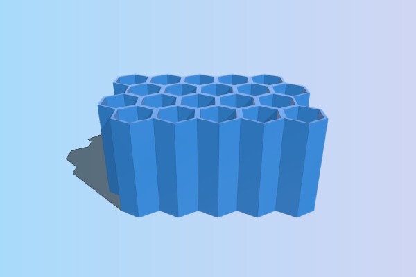 Various Sized Hexagonal Cable Organizers | 3d print model