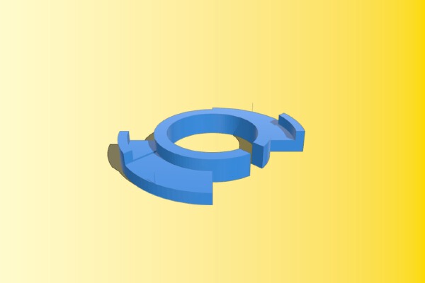 H1 Xenon Conversion Bracket - Honda Civic | 3d print model