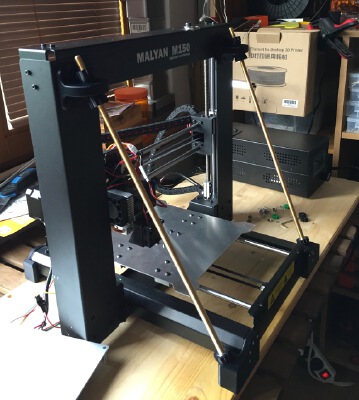 Z braces replacement parts for the Malyan M150 i3 | 3d print model