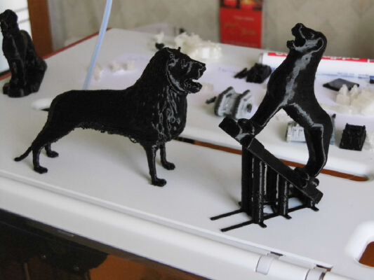 A jig for printing the Brunswick Lion | 3d print model