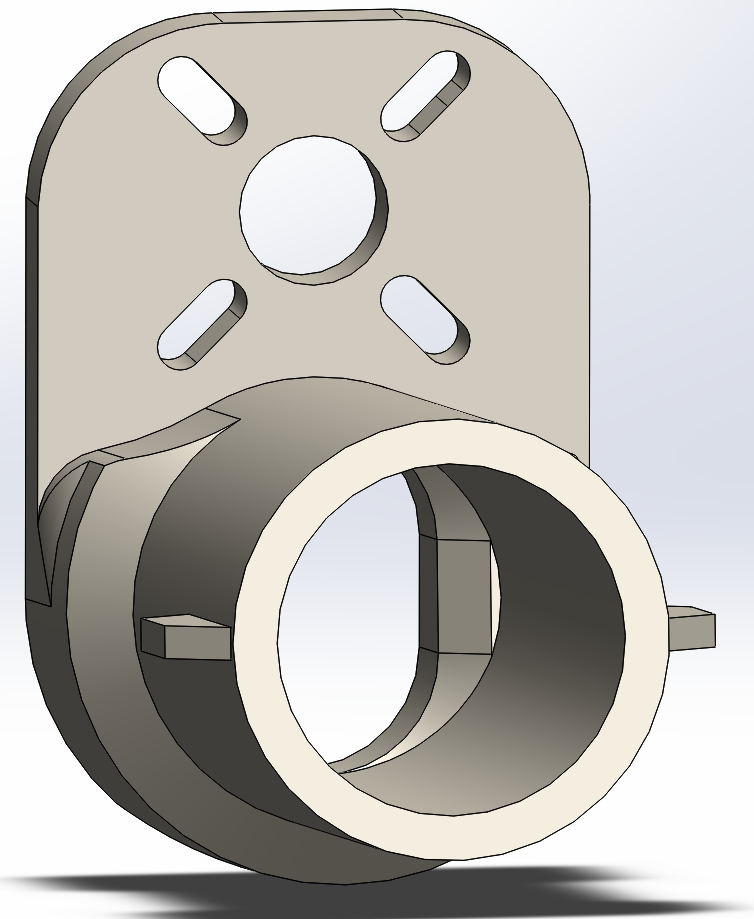 Bixler 2_Bixler 3 Offset Motor Mount - REMIX
