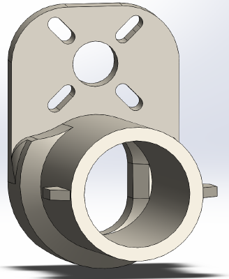 Bixler 2_Bixler 3 Offset Motor Mount - REMIX | 3d print model
