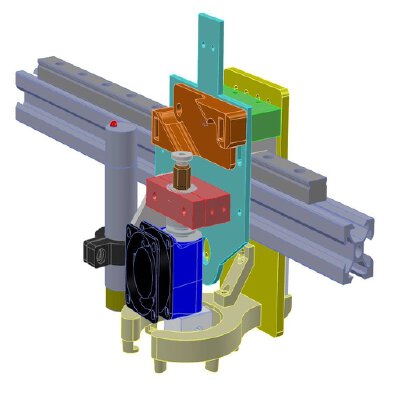 X5S Linear Rail Upgrade & E3DV6 Part Cooler Design | 3d print model