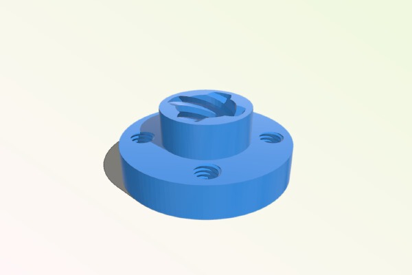 Tr8*4-2p leadscrew nut | 3d print model