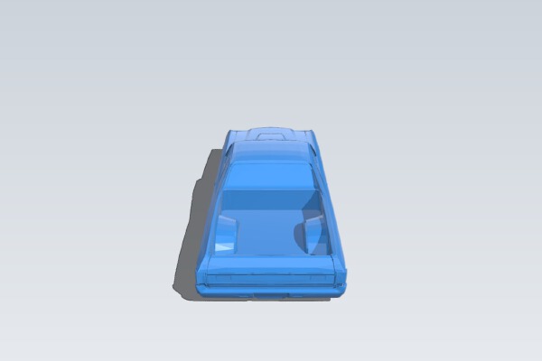 Pinewood Derby Body - El Camino | 3d print model