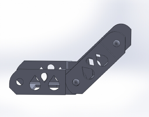 Large open energy chain ( 55x15 mm ) | 3d print model