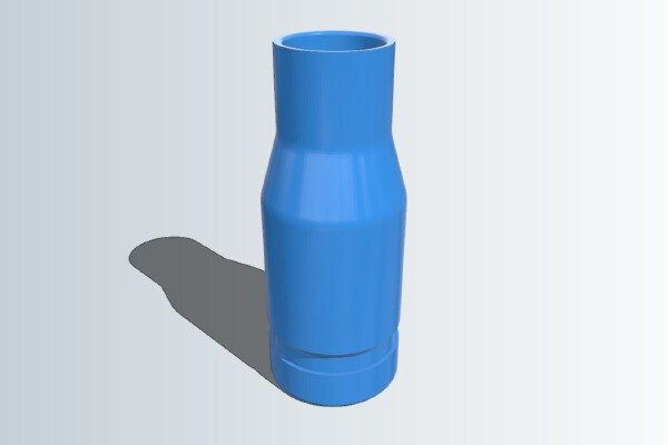Dyson V6 to 21.5mm Overflow Pipe Adapter | 3d print model