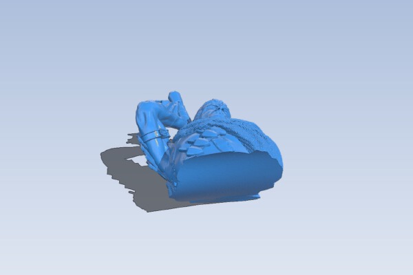 Guts, the Black swordsman bust | 3d print model