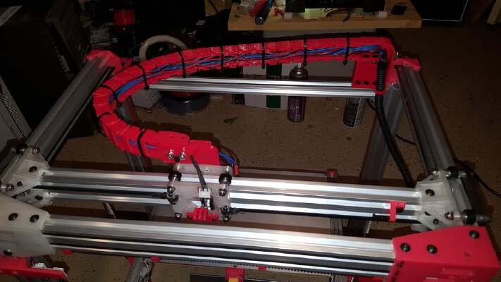 Cable chain anchor mounts for D-bot | 3d print model