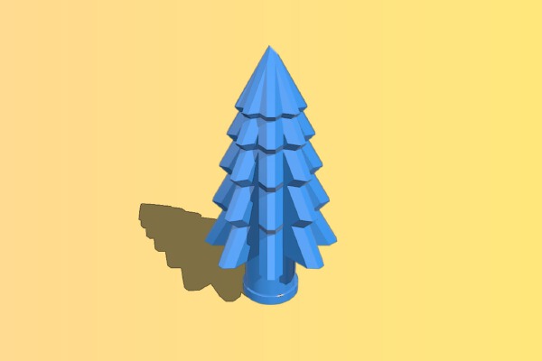 Modern Xmas Tree | 3d print model