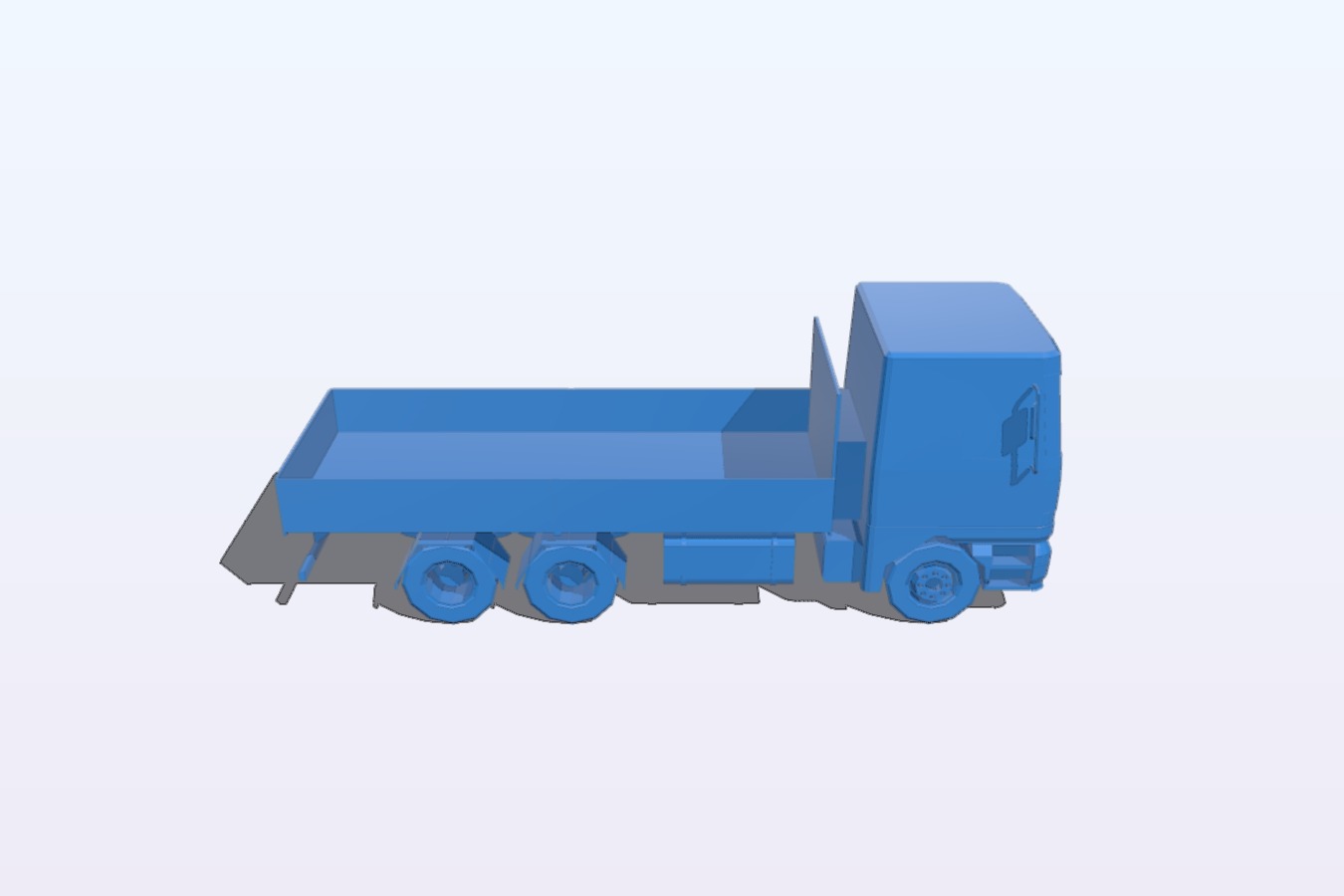 Open body truck