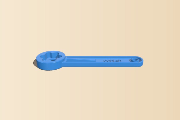 CHIAVE DI SERRAGGIO PER Manopola M6 - TIGHTENING KEY FOR Knob M6 | 3d print model