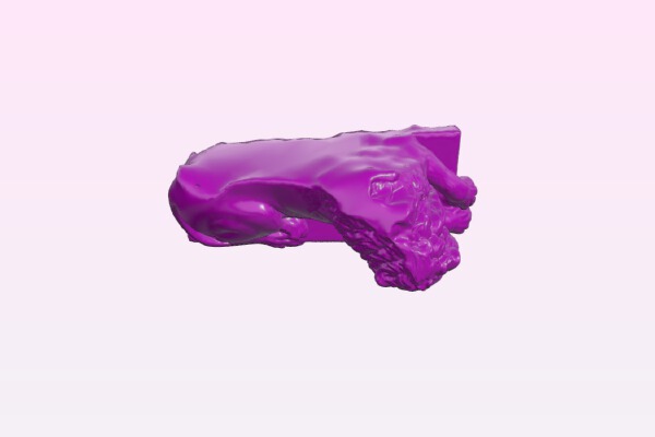 lion couche | 3d print model
