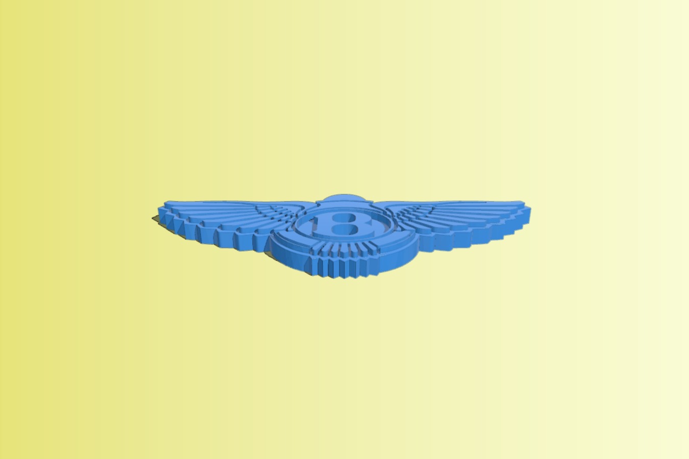 Bentley Logo Keychain