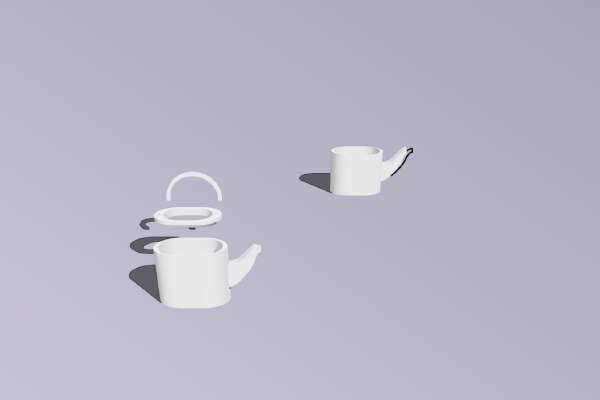 Manly Watering Can | 3d print model
