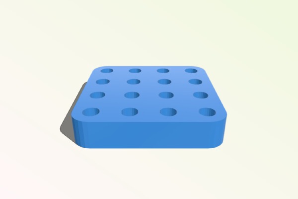 Pill capsule holder for homemade vitamins | 3d print model