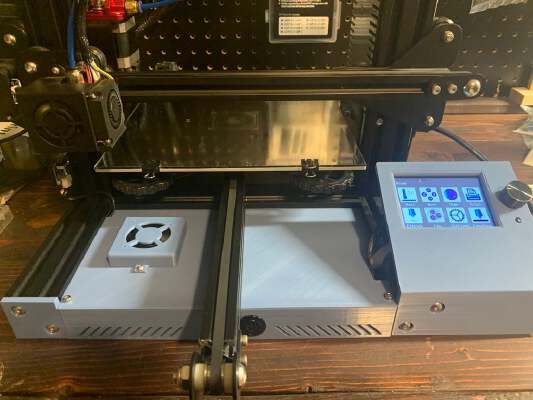 Ender 3 all in one front mount case | 3d print model