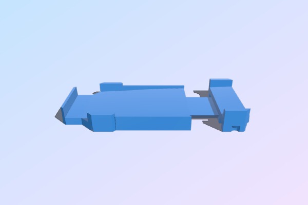 ZMR 250 Battery Tray (Large Battery) | 3d print model