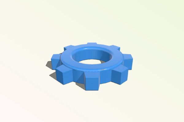 factorio logo | 3d print model