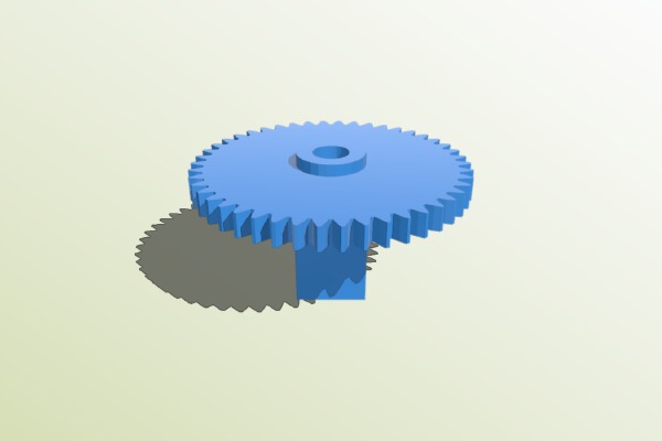Eufy Robovac 11 replacement side brush gear | 3d print model