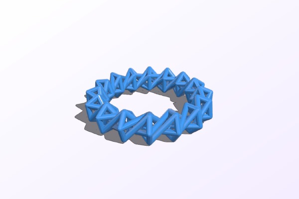 Very Twisty Open Frame Ring_Bracelet Thing | 3d print model