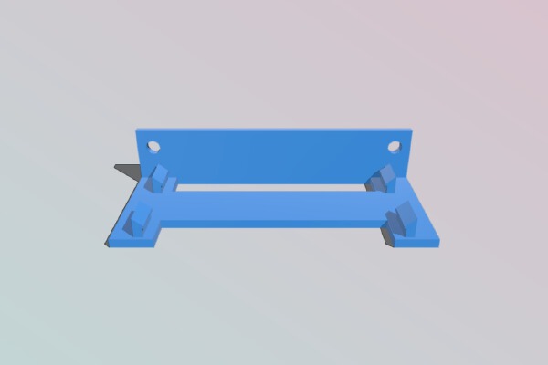 Customizable ESP32 lateral support | 3d print model
