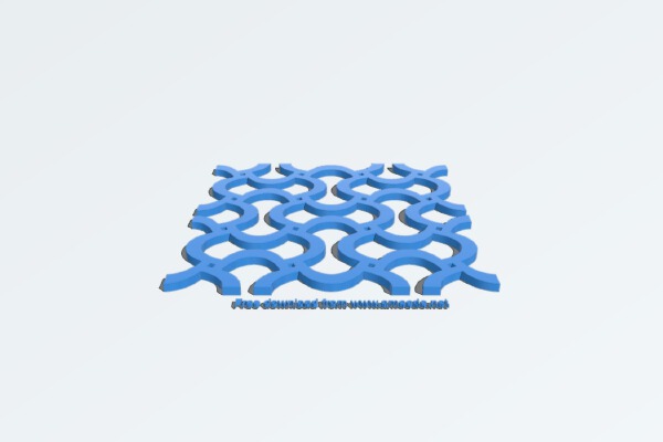 Square pattern | 3d print model